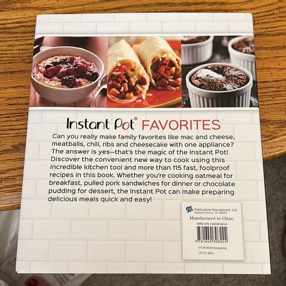 Instant Pot Favorites 256 page cookbook - Picture 2 of 3
